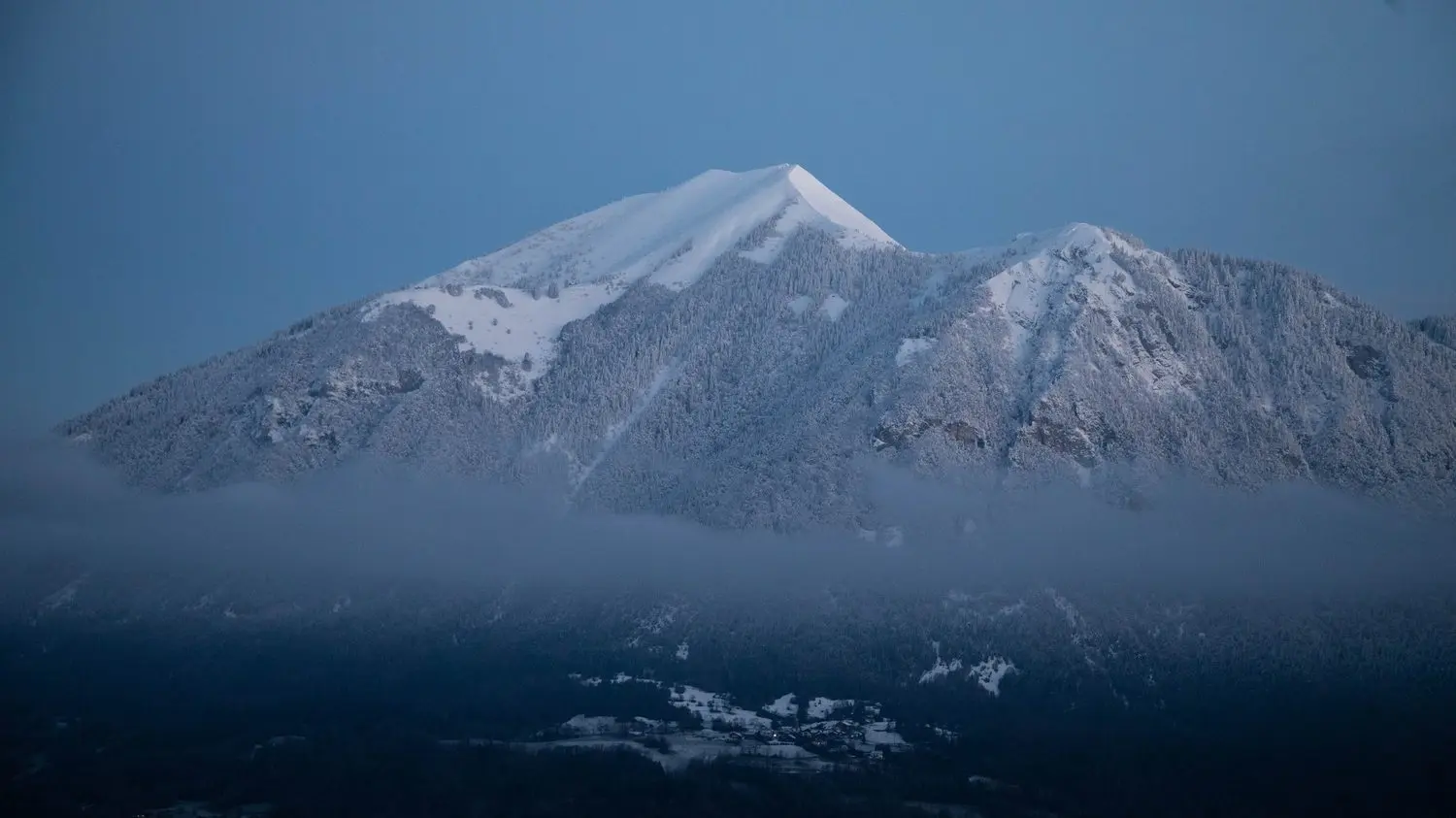 Le Môle à l'heure bleue, Mont-Saxonnex